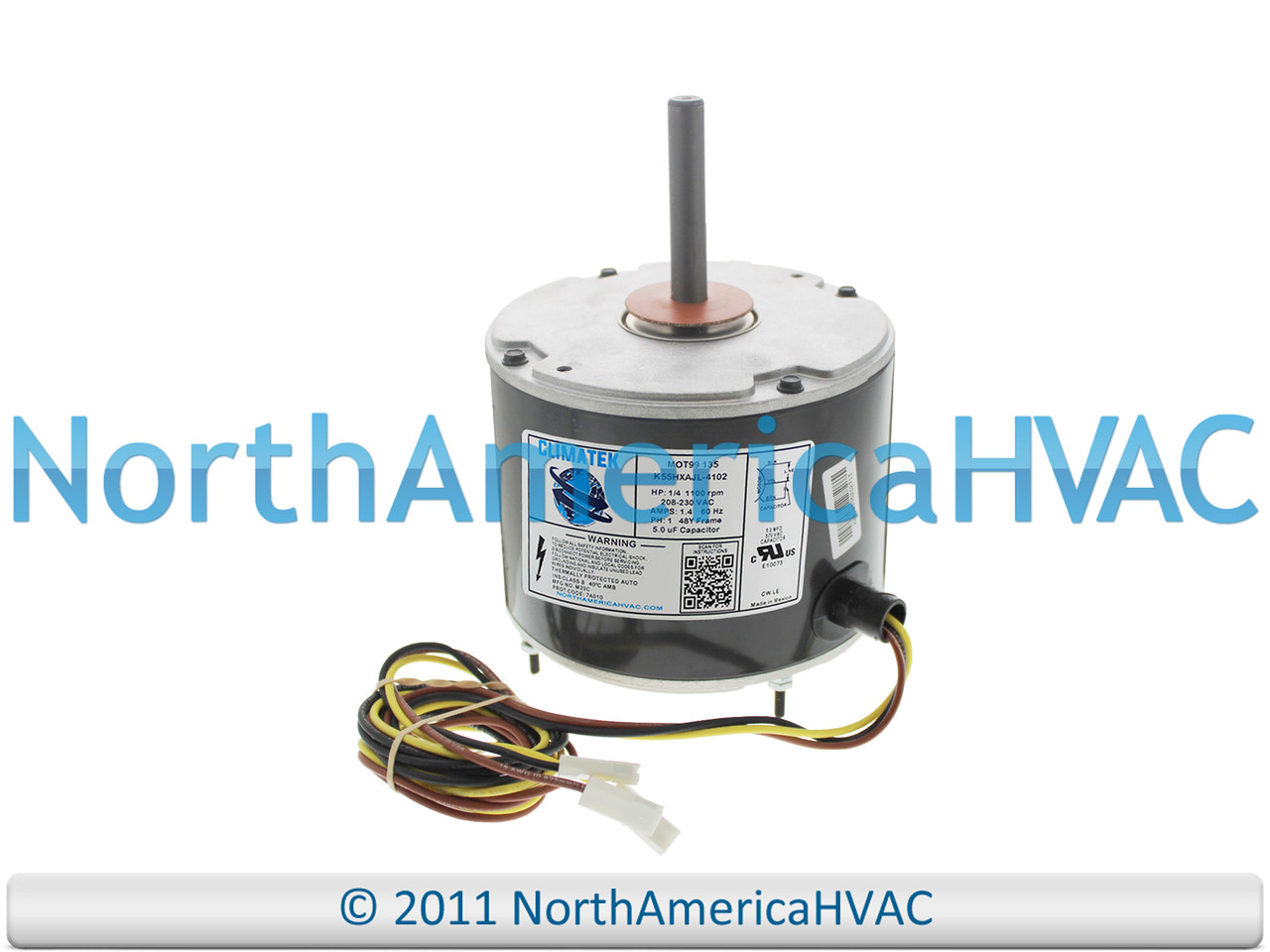 ClimaTek 1/4 HP Condenser Fan Motor Replaces Zhongshan Broad